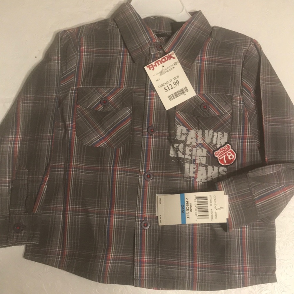 Plaid button down